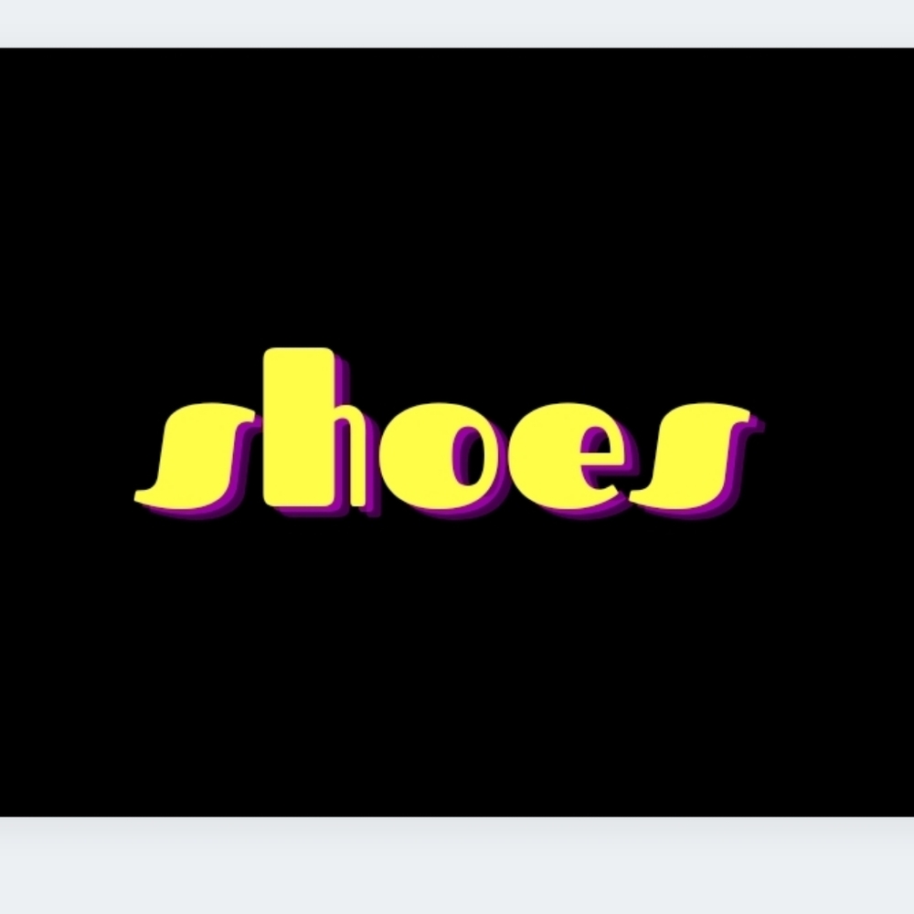 Cover page for shoe listings.